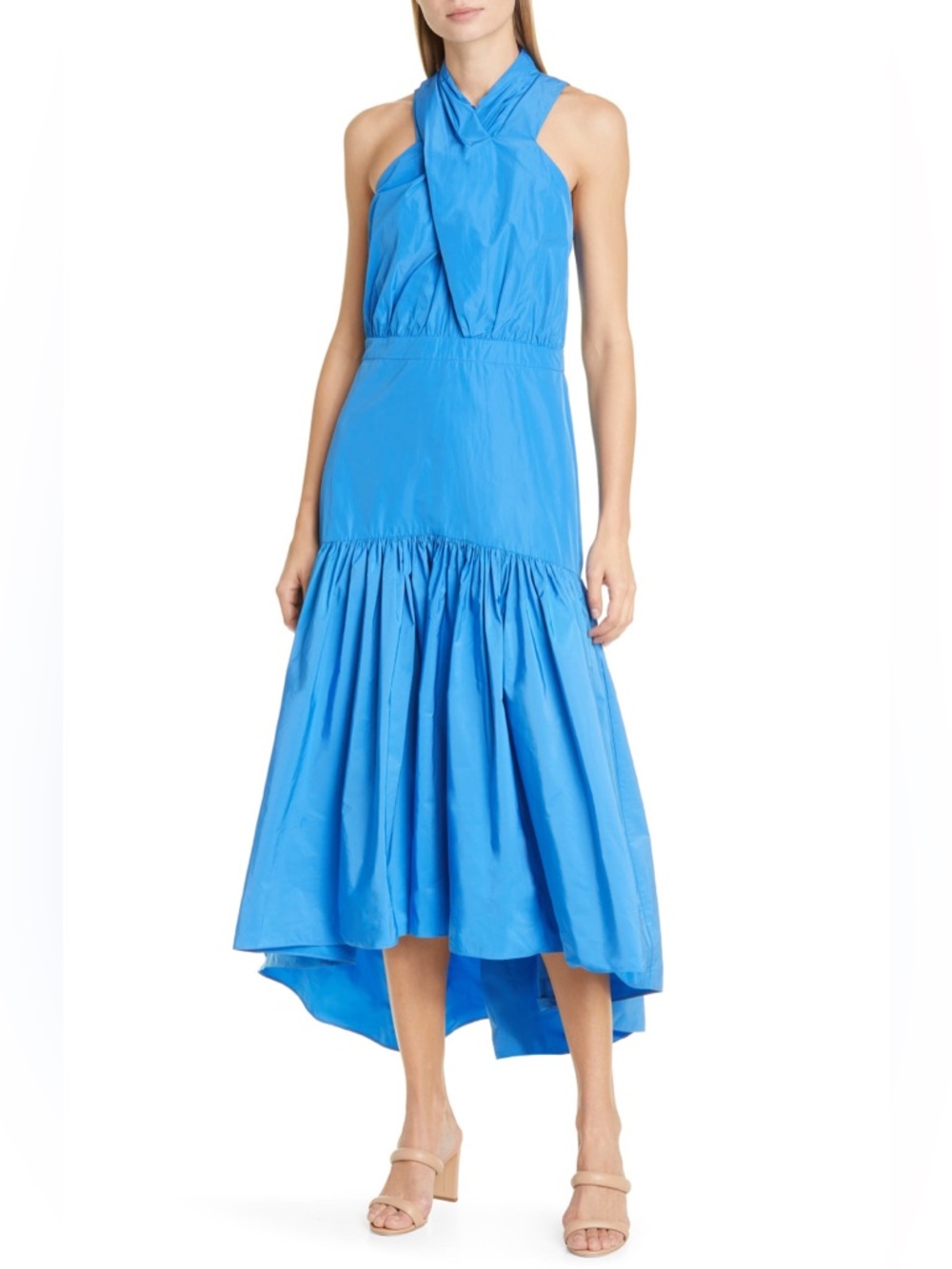Veronica Beard - Bluebell Radley Halter Neck Midi Dress